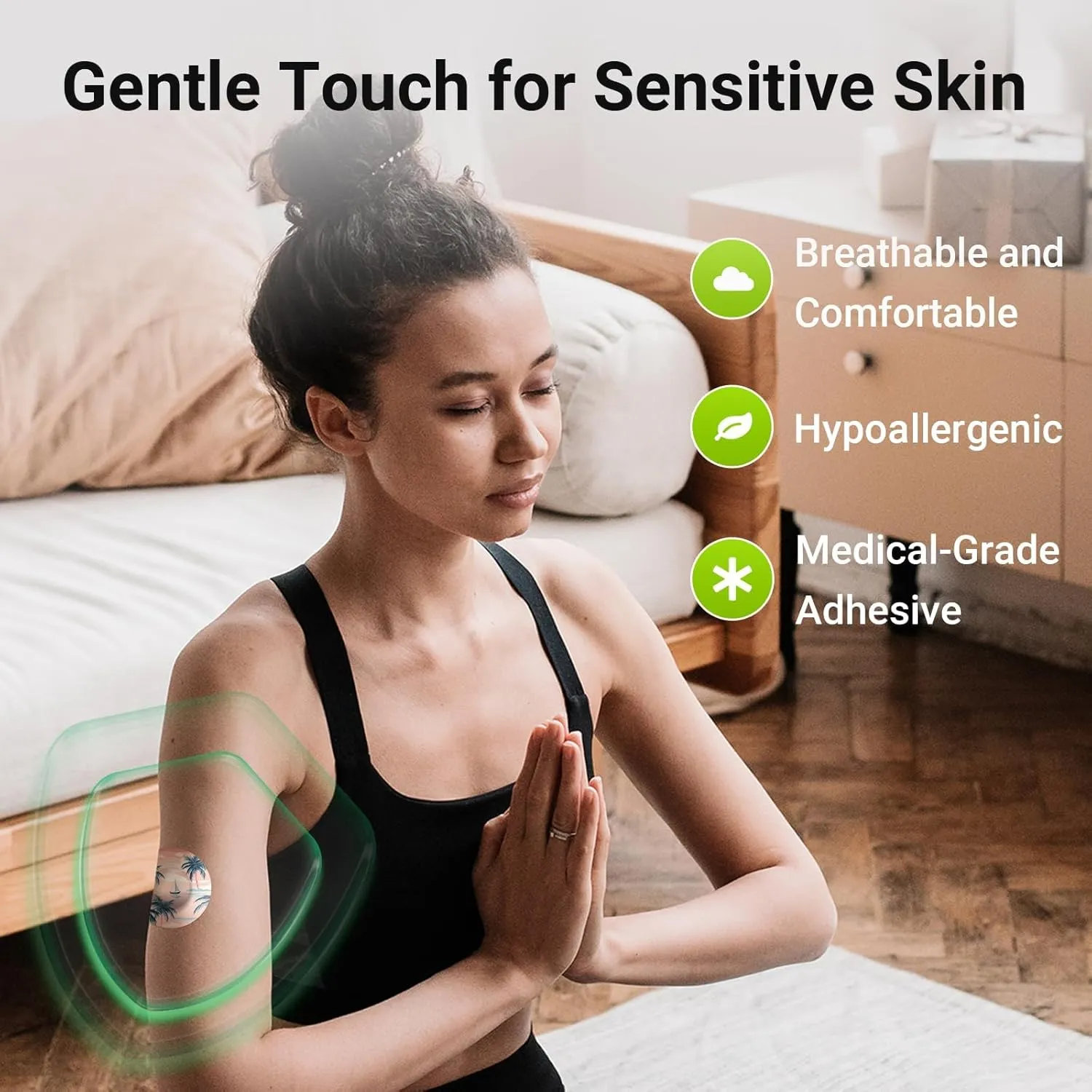 Dexcom G7 Over Patches, 16 Printed Waterproof Dexcom Stelo & G7 Over Patches, 1 Hardshell Cover for Enhanced Safeguard, Breathable, 14 Days Protection with Style (Starfish)