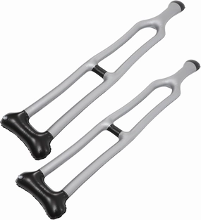 Didiseaon Toy Crutches for Boys and Girls to Use Inflatable Crutch Toy Set Joke for Party Favors