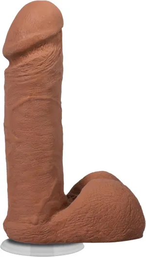 Doc Johnson The Realistic Cock with Removable Suction Cup - ULTRASKYN - 6 Inch - F-Machine and Harness Compatible Dildo - Caramel