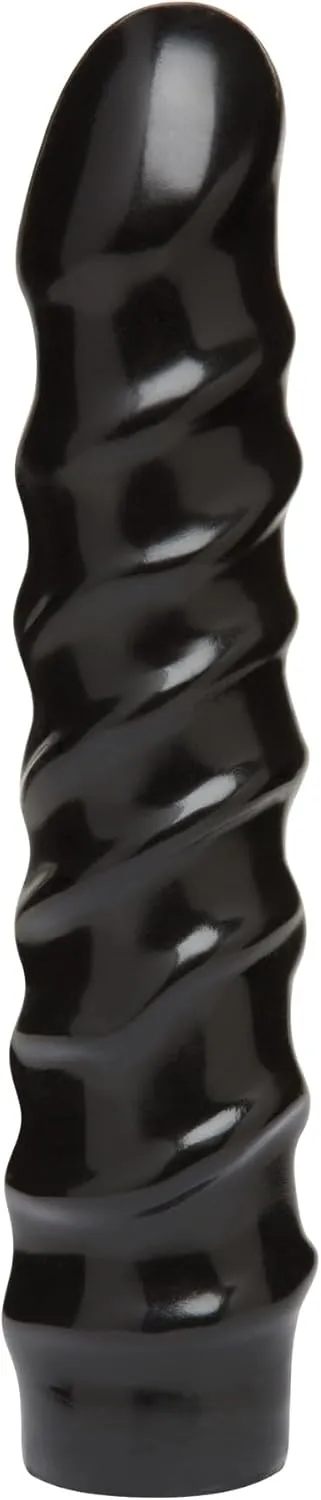 Doc Johnson Vac-U-Lock CodeBlack - Raging Hard-Ons - 8 Inch Dong - 8 in. Long and 1.5 in. Wide - F-Machine and Harness Compatible Dildo - for Adults Only, Black