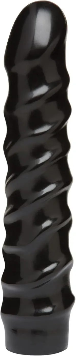 Doc Johnson Vac-U-Lock CodeBlack - Raging Hard-Ons - 8 Inch Dong - 8 in. Long and 1.5 in. Wide - F-Machine and Harness Compatible Dildo - for Adults Only, Black