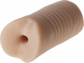 Doc Johnson Signature Strokers - Bobbi Starr - ULTRASKYN Pocket Pal - Open-Ended Stroker - Ass, Vanilla