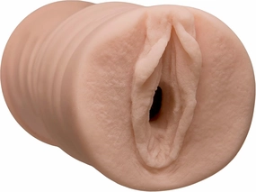 Doc Johnson Signature Strokers - Faye Reagan - ULTRASKYN Pocket Pal - Open-Ended Stroker - Pussy, Vanilla