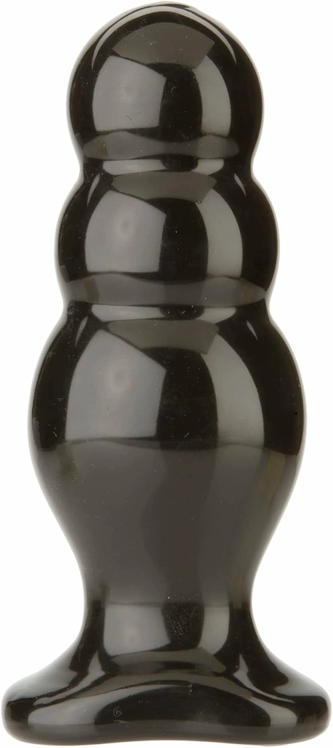 Doc Johnson Titanmen - Master Tool #4 - Triple Ripple Plug - 6.6 in. Long and 2.6 in. Wide - Prostate Stimulating Anal Toy - Butt Plug