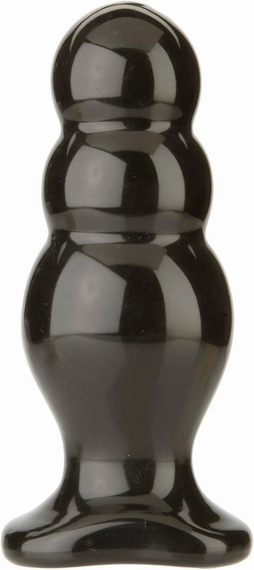 Doc Johnson Titanmen - Master Tool #4 - Triple Ripple Plug - 6.6 in. Long and 2.6 in. Wide - Prostate Stimulating Anal Toy - Butt Plug