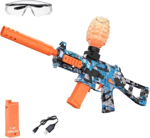 Dual-Mode Auto & Semi-Auto Electric Gel Ball Blaster-Toys-Eco-Friendly Splatter Ball Blaster, Automatic Outdoor Games Toys for Activities Team Game