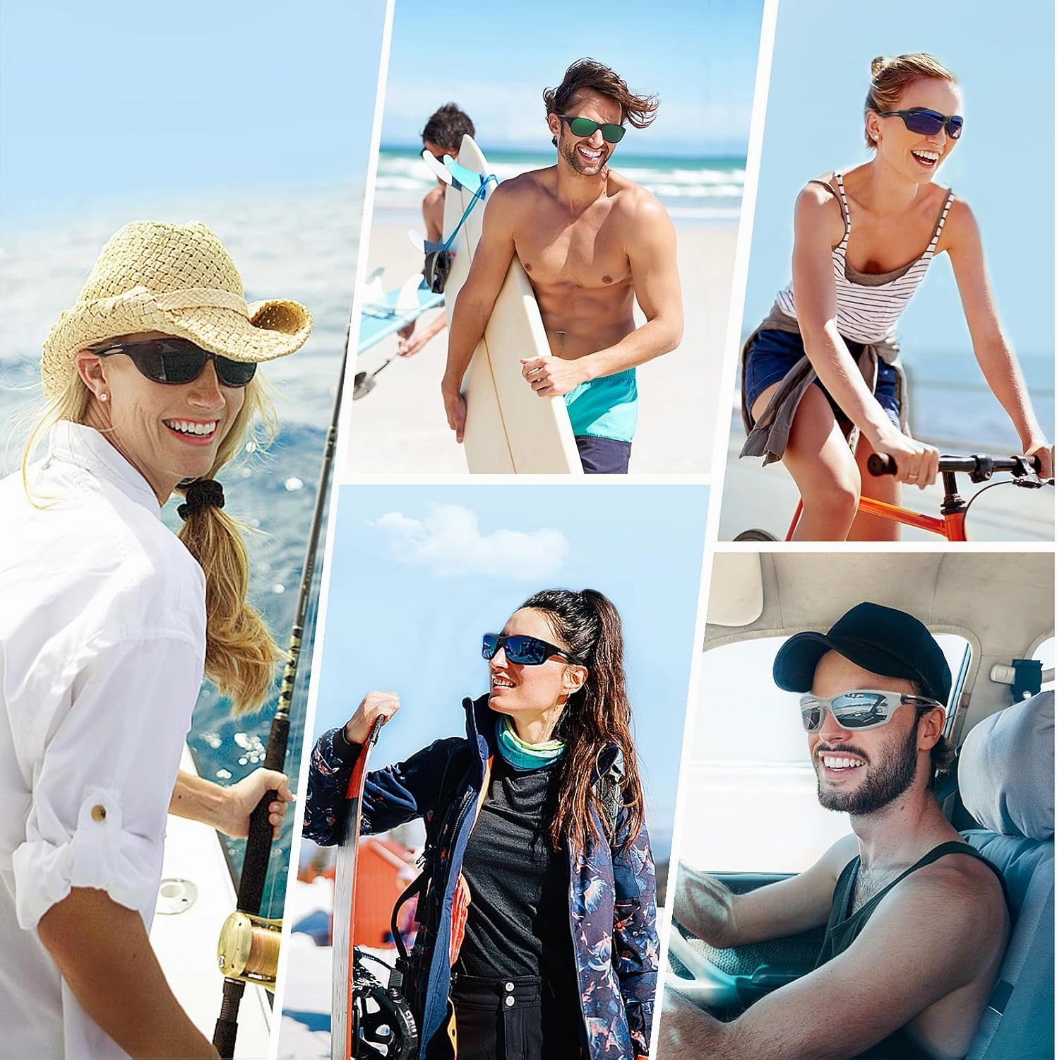 Duduma Polarized Sports Sunglasses for Men Women Running Cycling Fishing Golf Driving Shades Sun Glasses Tr90