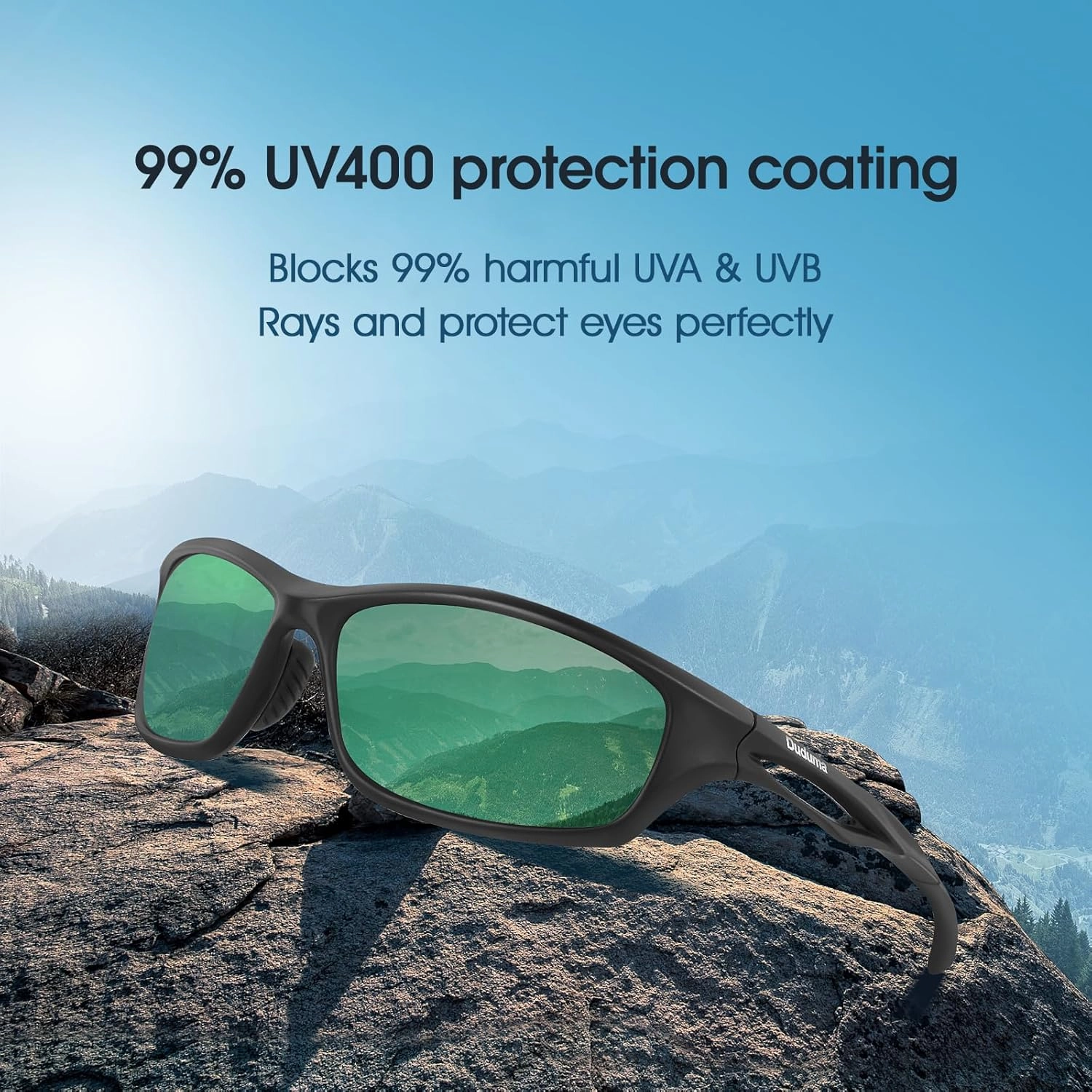 Duduma Polarized Sports Sunglasses for Men Women Running Cycling Fishing Golf Driving Shades Sun Glasses Tr90