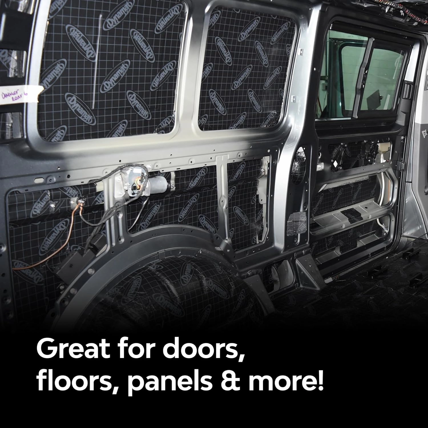 Dynamat Xtreme Sound Deadening Car Insulation Bulk Pack 10455 – Noise Dampening for Floor, Doors, Panels, Hood or Trunk – Easy Self Adhesive Install – Made in USA – 9 Sheets 18”x32”, 36 sq ft total