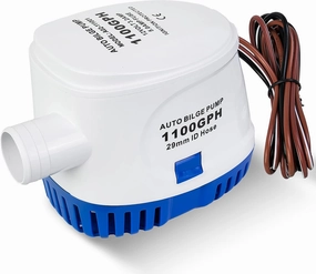 ECO-WORTHY Automatic 12V Bilge Pumps for Boats 1100GPH Auto with Float Switch for RV Caravan