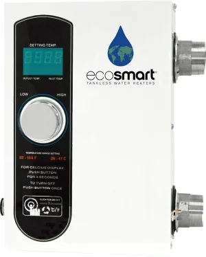 Ecosmart 5.5 Smart Electric Spa Heater, White, 12 x 10.5 x 4.75