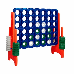 ECR4Kids Jumbo 4-to-Score, Giant Game, Blue/Orange, 1