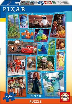 Educa Borrás 18497 Disney Pixar Family 1,000 Piece Puzzle, Multicolored