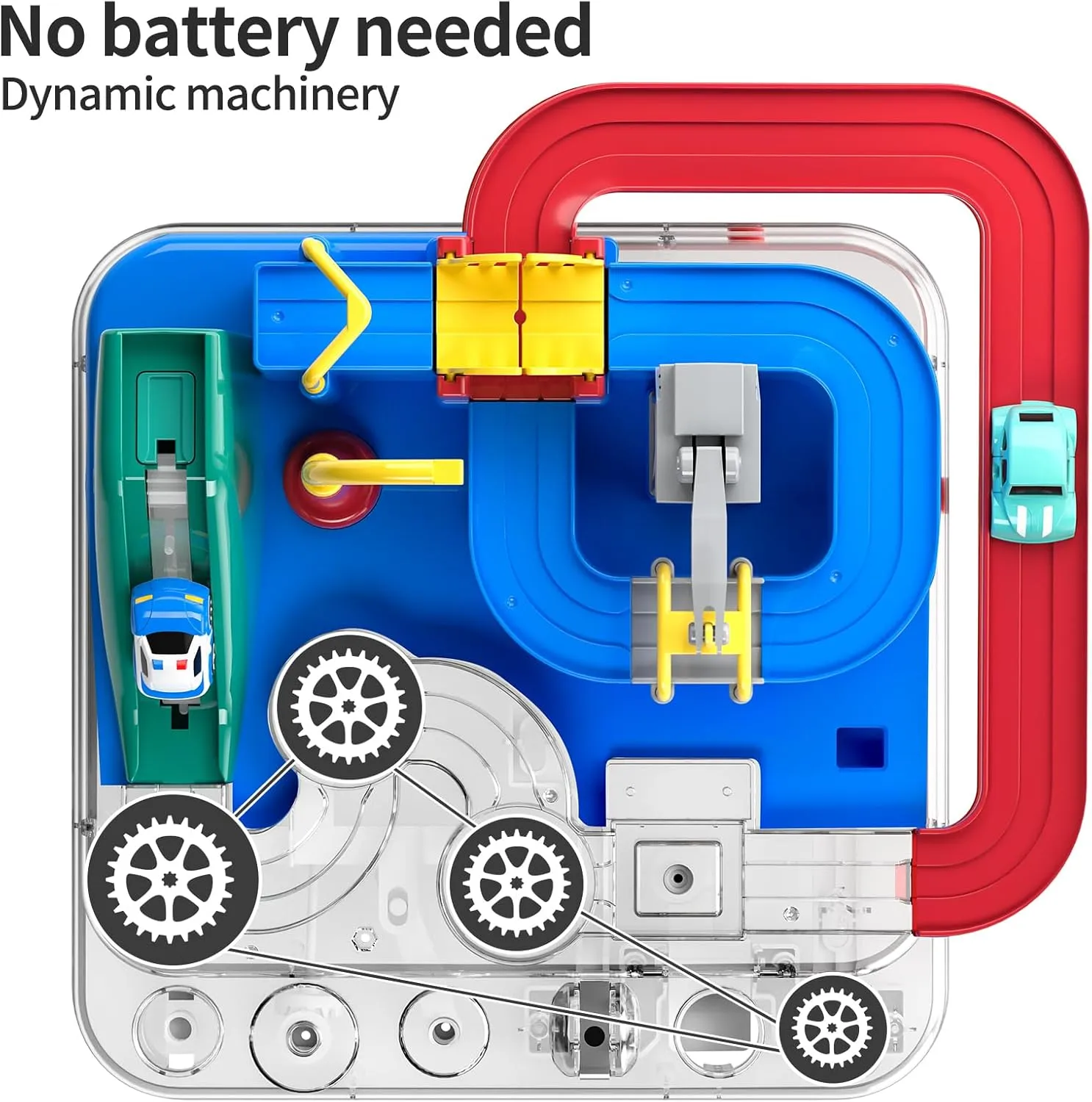 Educational Race Track Car Toys for 3-8 Year Old Boys and Girls - City Rescue Cars for Toddlers 2-4 Years - Fun Christmas and Birthday Gifts