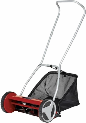 Einhell GC-HM 400 Hand Push Lawnmower - Manual Lawn-Mower with 40cm Cutting Width, 27L Grass Box, 4 Cutting Height Levels - Walk-Behind Lawn Mower for Small Gardens