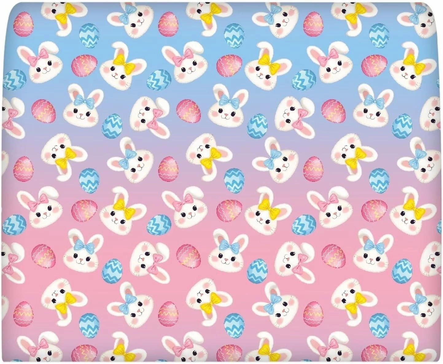 Elastic Bed Headboard Protector Cute Headboard Cover Twin Stretchable Fabric Headboard Slipcover for Dorm Room Bunny Easy to Clean Dustproof Headboard Cover for Girls