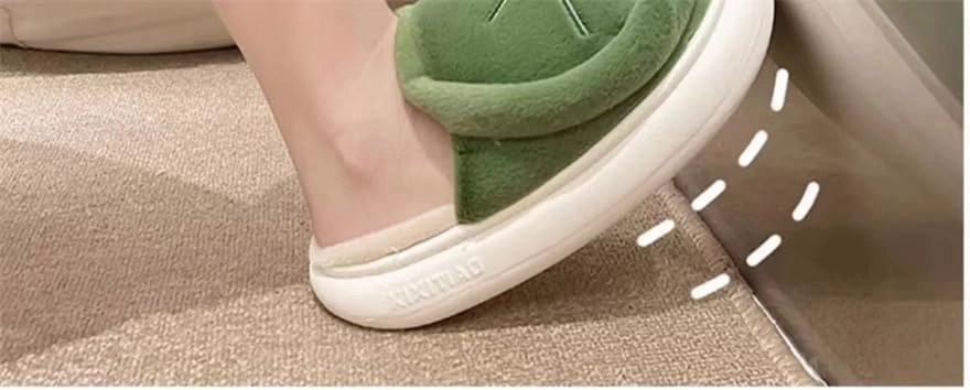 ELONEL Home Indoor and Outdoor Women's Cartoon Turtle Slippers Animal Spring, Autumn, and Winter Warm Cute Soft Plush Cotton Slippers