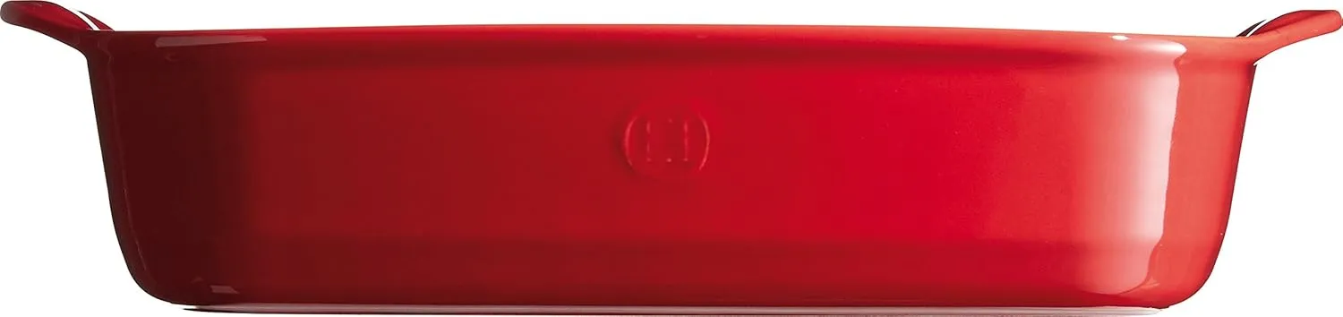 Emile Henry France Ovenware Ultime Rectangular Baking Dish, 11.4 x 7.5, Burgundy,349650