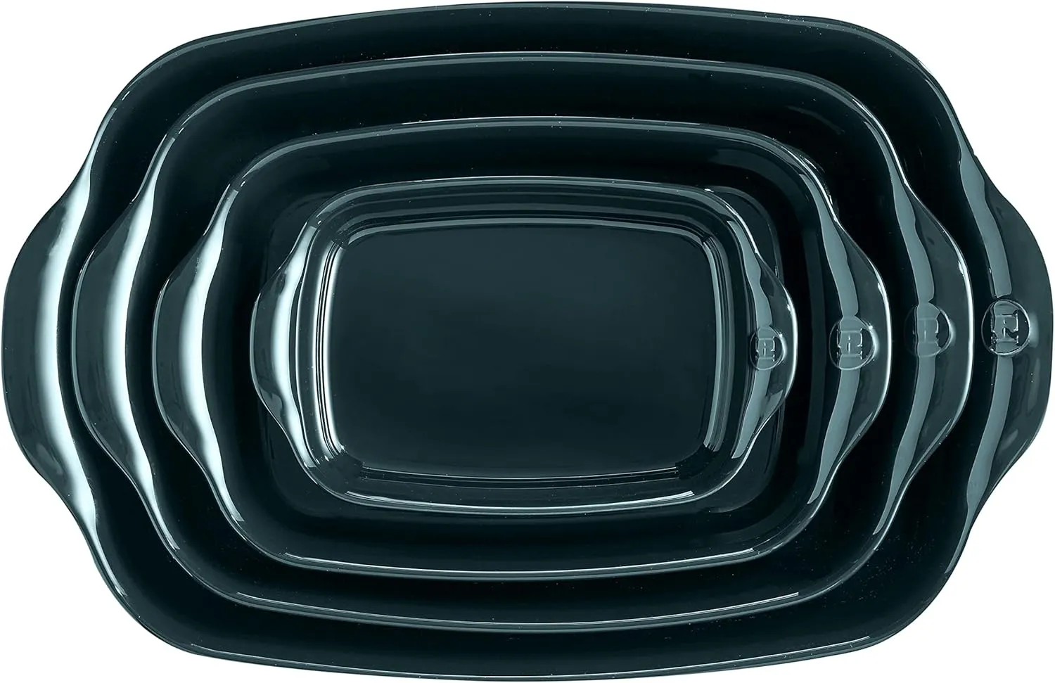 Emile Henry Ultime 8.7" x 5.75", Ocean Rectangular Baking Dish, 11.81" x 7.5" x 2.5"