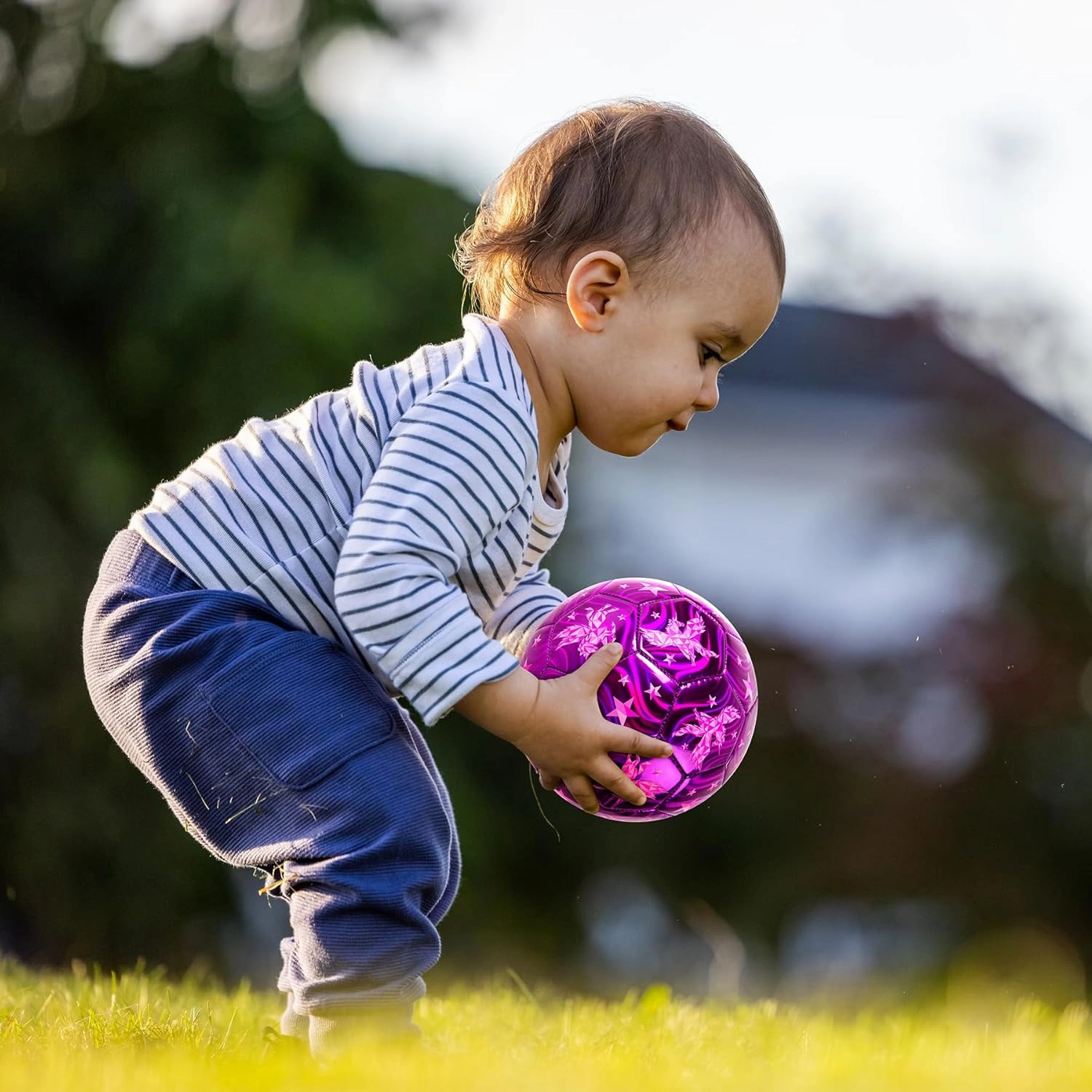 EVERICH Soccer Ball Size 2/3/4/5 for Toddlers & Kids - Shiny Unicorn Dinosaur Cute Design - Small Soccer Ball with Pump- Great Gifts for Children Girls Boys 2 3 4 5 6 7 8 9 10 11 12 Years