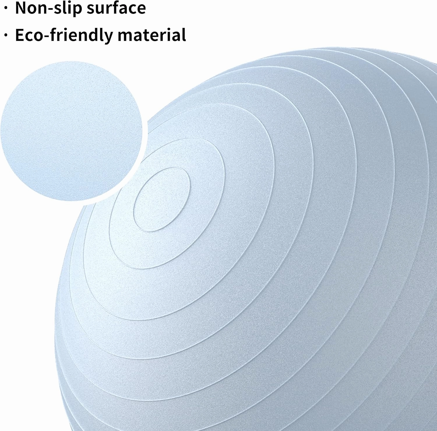 Extra Thick Exercise Ball Yoga Ball 22in/26in/30in for Workout Pregnancy Stability,Anti-Burst and Slip Resistant Swiss Ball with Pump for Yoga, Pilates, Fitness,Birthing,Physical Therapy