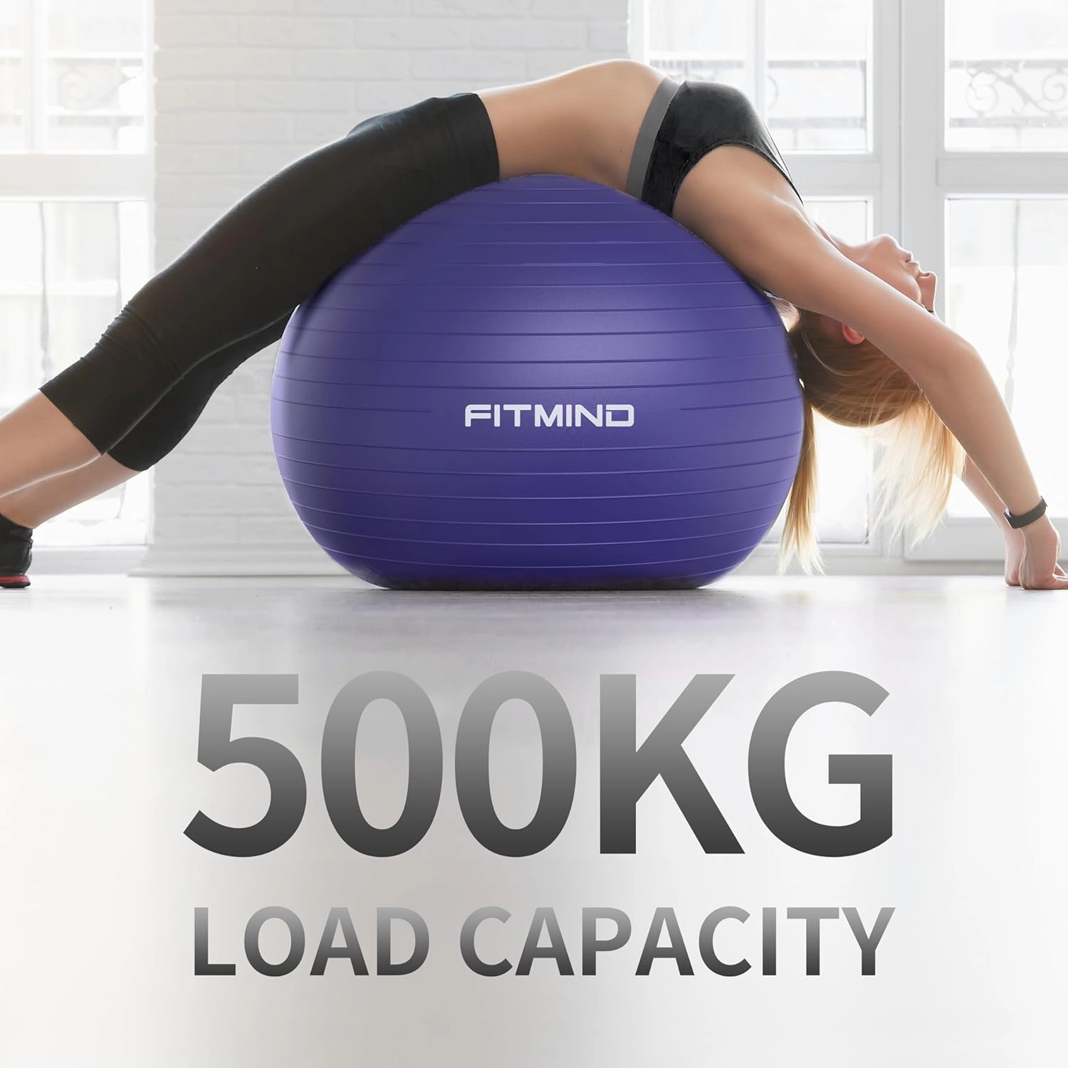 Extra Thick Exercise Ball Yoga Ball 22in/26in/30in for Workout Pregnancy Stability,Anti-Burst and Slip Resistant Swiss Ball with Pump for Yoga, Pilates, Fitness,Birthing,Physical Therapy