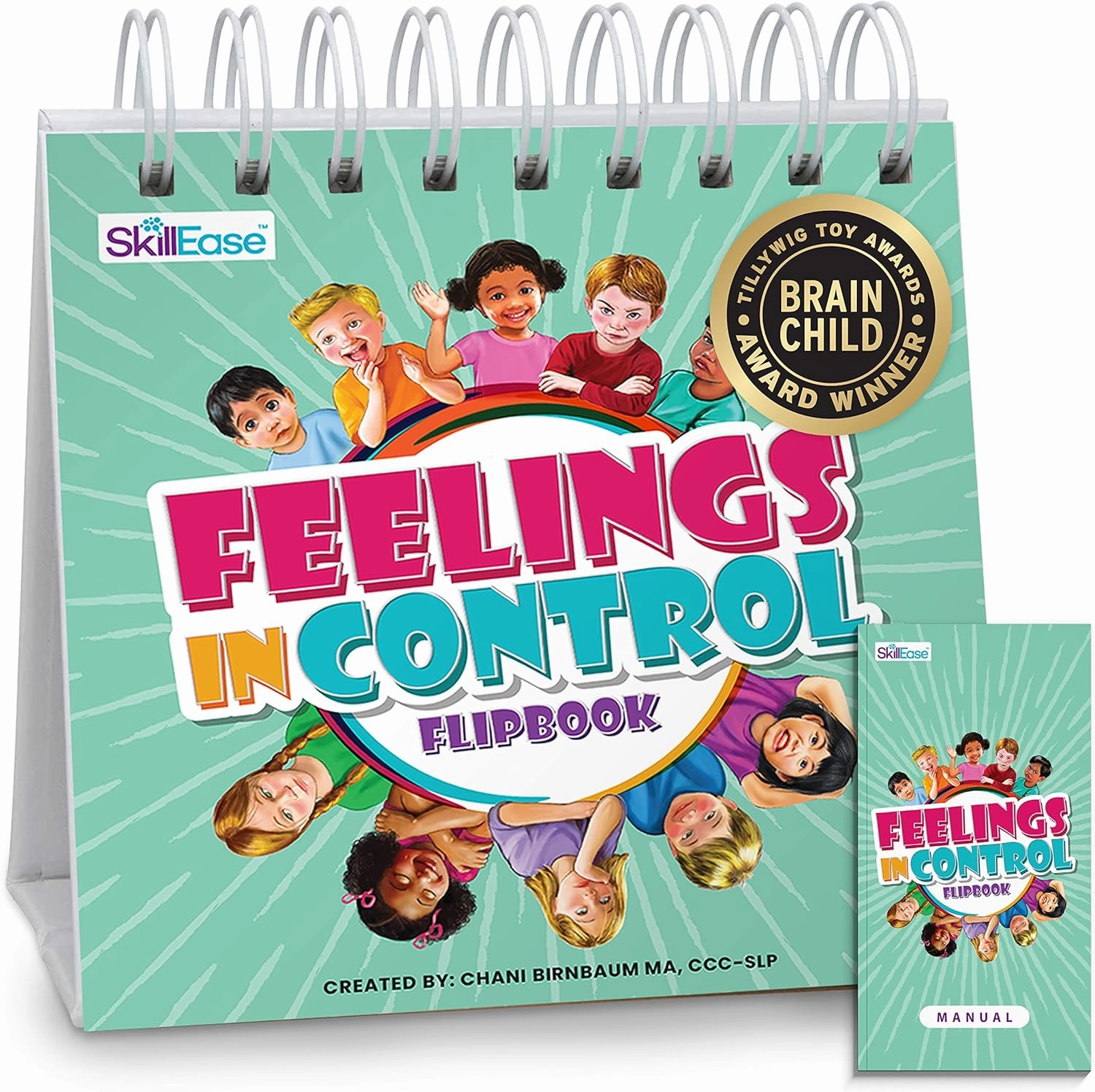 Feelings in Control Flip Book, Emotion Chart, ADHD Tool for Kids, Calm Down Corner Supplies, Preschool Learning Activities, Self Regulation for Kids