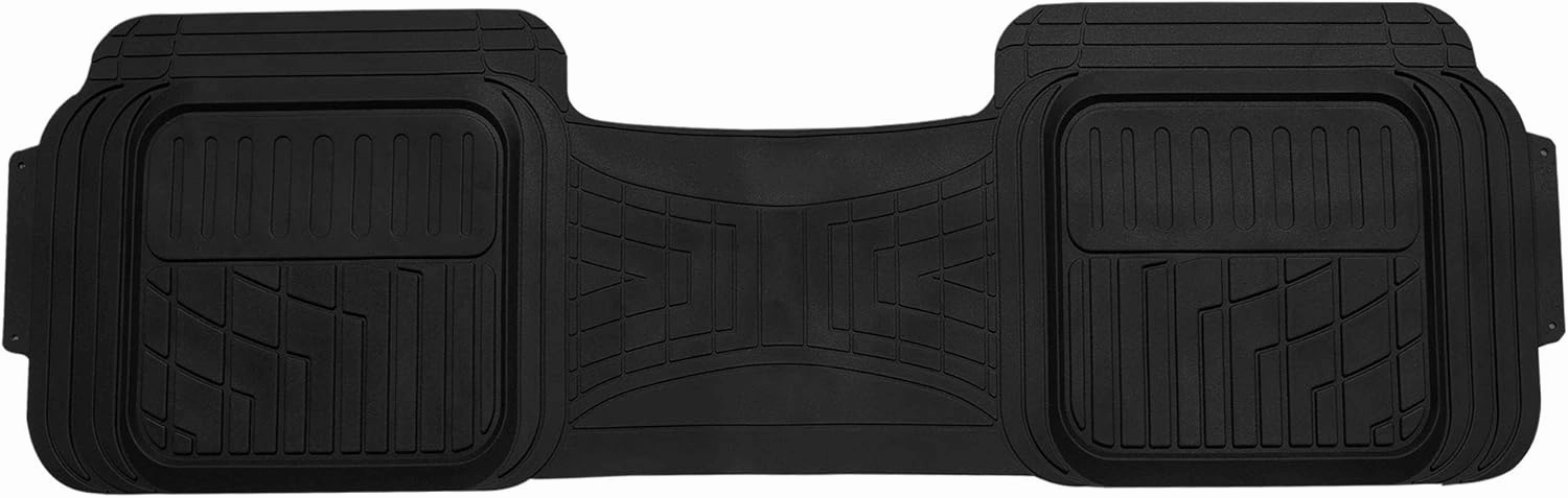 FH Group Car Floor Mats - Heavy-Duty Rubber Floor Mats for Cars, Universal Fit Full Set, Trimmable Automotive Floor Mats, Climaproof Floor Mats for Most Sedan, SUV, Truck Floor Mats Blue