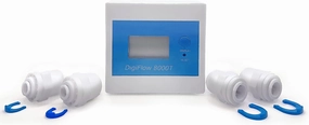 Filter Monitor Flowmeter Digital LCD Display Water Liquid Control Flow Sensor 3/8" NPT Liter/Gallon Counting Down