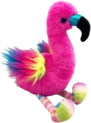 Fiona The Flamingo 8 inch Adorably Soft Pink Stuffed Bird Toy – Tropical Plush Animal Friend for Kids, Adorable and Cuddly Flamingo Gift, Wildlife Plushie for Girls and Boys