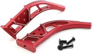 for Arrma for Infraction 6S for BLX -Ara109001 1/7 Aluminum Alloy Rear Wing Support Mount Stand Holder RC Car Upgrade Spare Parts RC Car DIY Parts(Red)