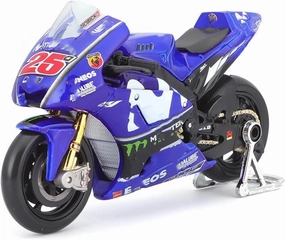 For Ducati Team 2021 Desmosedici #89 #05 , For Yamaha Factory Racing YZR M1 2022 #21, 1:18 Simulation Race Car Motorcycle Street Car Model Hand Puppet Collection Ornament Men's Gift Motorcycle model(N