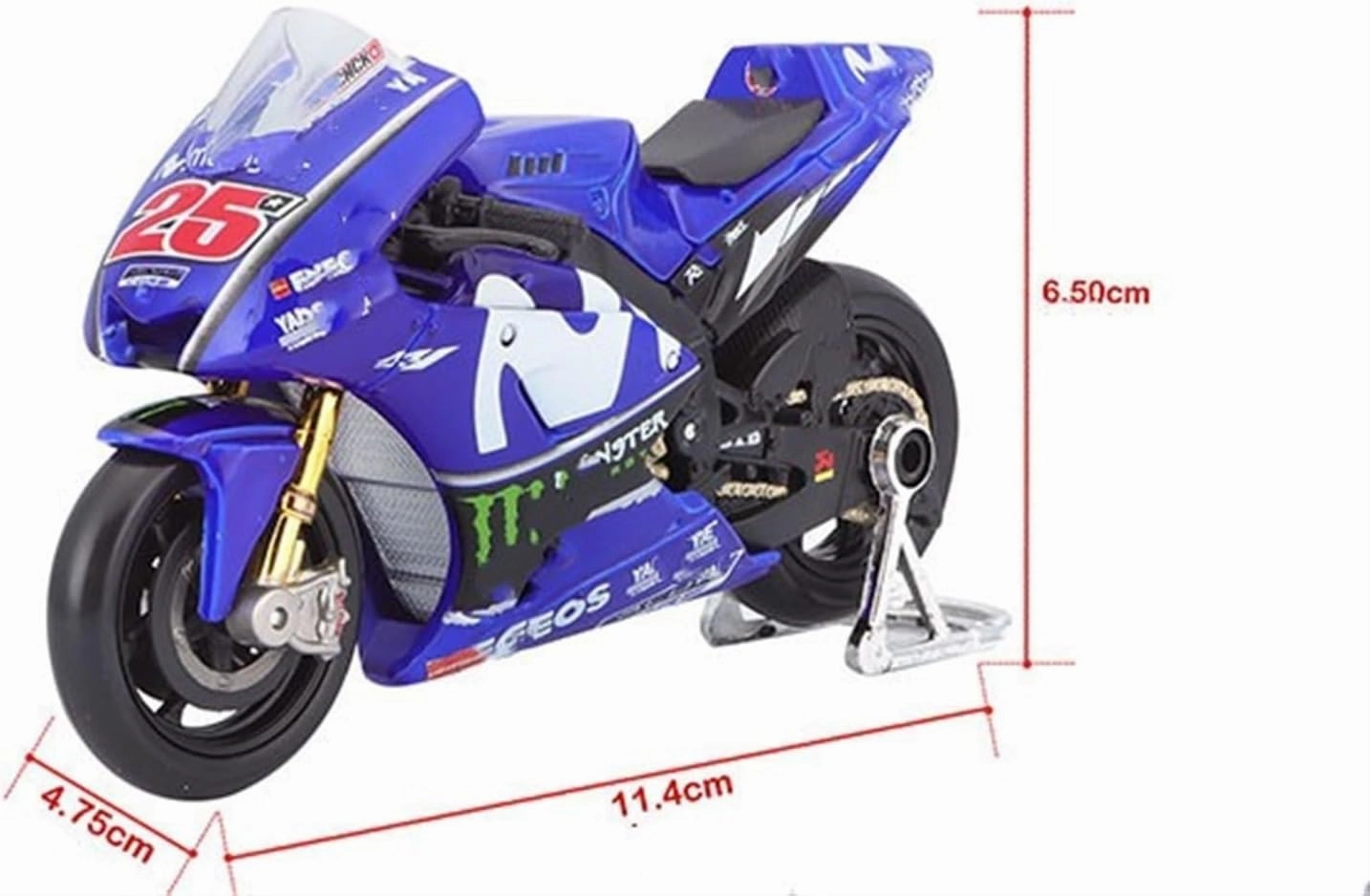 For Ducati Team 2021 Desmosedici #89 #05 , For Yamaha Factory Racing YZR M1 2022 #21, 1:18 Simulation Race Car Motorcycle Street Car Model Hand Puppet Collection Ornament Men's Gift Motorcycle model(N