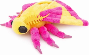 FRANKIEZHOU Rosy Maple Moth Plush Animal - 10 Inch, Soft Moth Stuffed Toy, Girls Toy, for Kids, Baby Gifts,Home Decor, Cuddle Toy