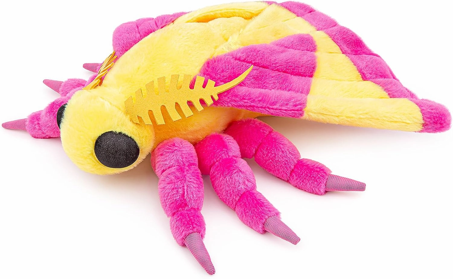 FRANKIEZHOU Rosy Maple Moth Plush Animal - 10 Inch, Soft Moth Stuffed Toy, Girls Toy, for Kids, Baby Gifts,Home Decor, Cuddle Toy