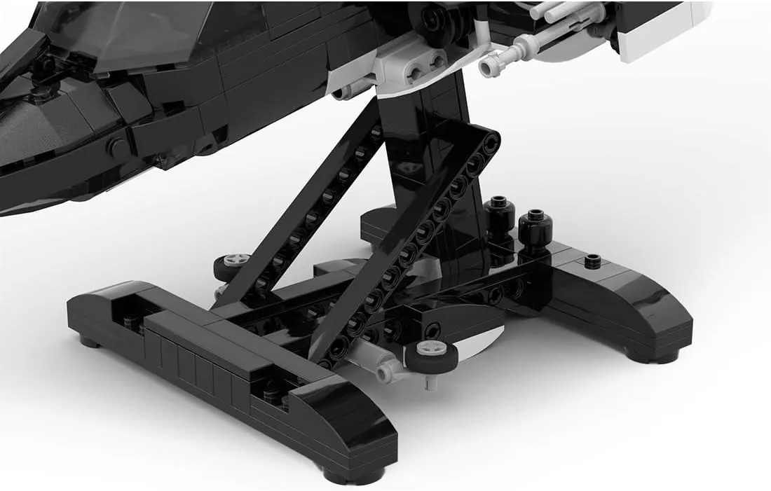FunXylophy Bell 222 Helicopter Building Blocks, Collectible Model to Build and Display, Great Gift for Military Fans - MOC-149250 (1039 PCS)