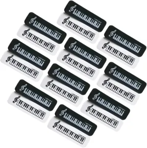 Gadpiparty 20 pcs Piano Shaped Small Erasers Cute Decorative Erasers for Classroom Rewards Back to School and Party Favors Safe TPR Material Compact Design for Easy Use