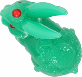 Garneck Jade Rabbit Ornament Shower Cake Toppers Wall Decor Jade Rabbit Figurine Detective Themed Party Costume Animal Decor Animals Stuffed Hare Green Resin