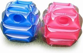 GARVALON Inflatable PVC Bumper Red Outdoor Fun Collision Toy for Boys and Girls Encourages Active Play Safe PVC Material for Healthy Activities for Parties and Backyard Games