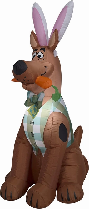 Gemmy 4 ft. Airblown Scooby in Easter Outfit