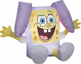 Gemmy 4 ft. Airblown Spongebob in Easter Outfit