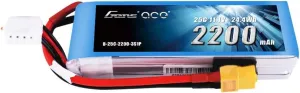 Gens ace 11.1V 2200mAh 3S 25C LiPo Battery Pack with XT60 Plug for DJI Phantom FC40 Spare Walkera E22 RC Quadcopter Drone and FPV