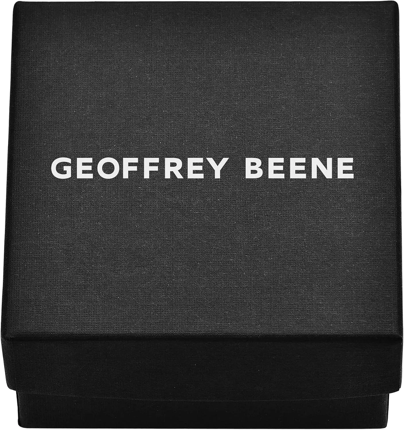 Geoffrey Beene Men's Stainless Steel Polished Engraved Edge Band Ring, 8mm Wide, 2mm Thick