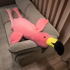 Giant Flamingo Plush Toy 71” Pink Flamingos Plush Pillow Plush Doll Toy Gift for Kids and Adults（Pink 71inch）