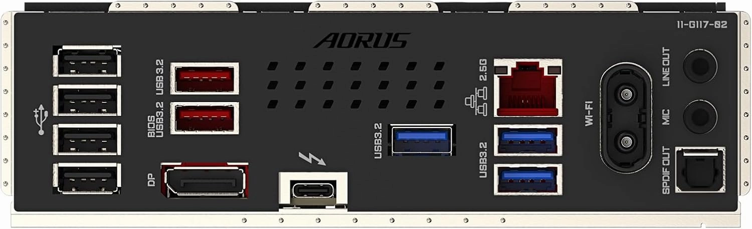 GIGABYTE Z890 AORUS Elite WIFI7 Intel Core Ultra (Series 2) LGA 1851 Motherboard, ATX, DDR5, 4X M.2, PCIe 5.0, Thunderbolt 4, WIFI7, 2.5GbE LAN, EZ-Latch