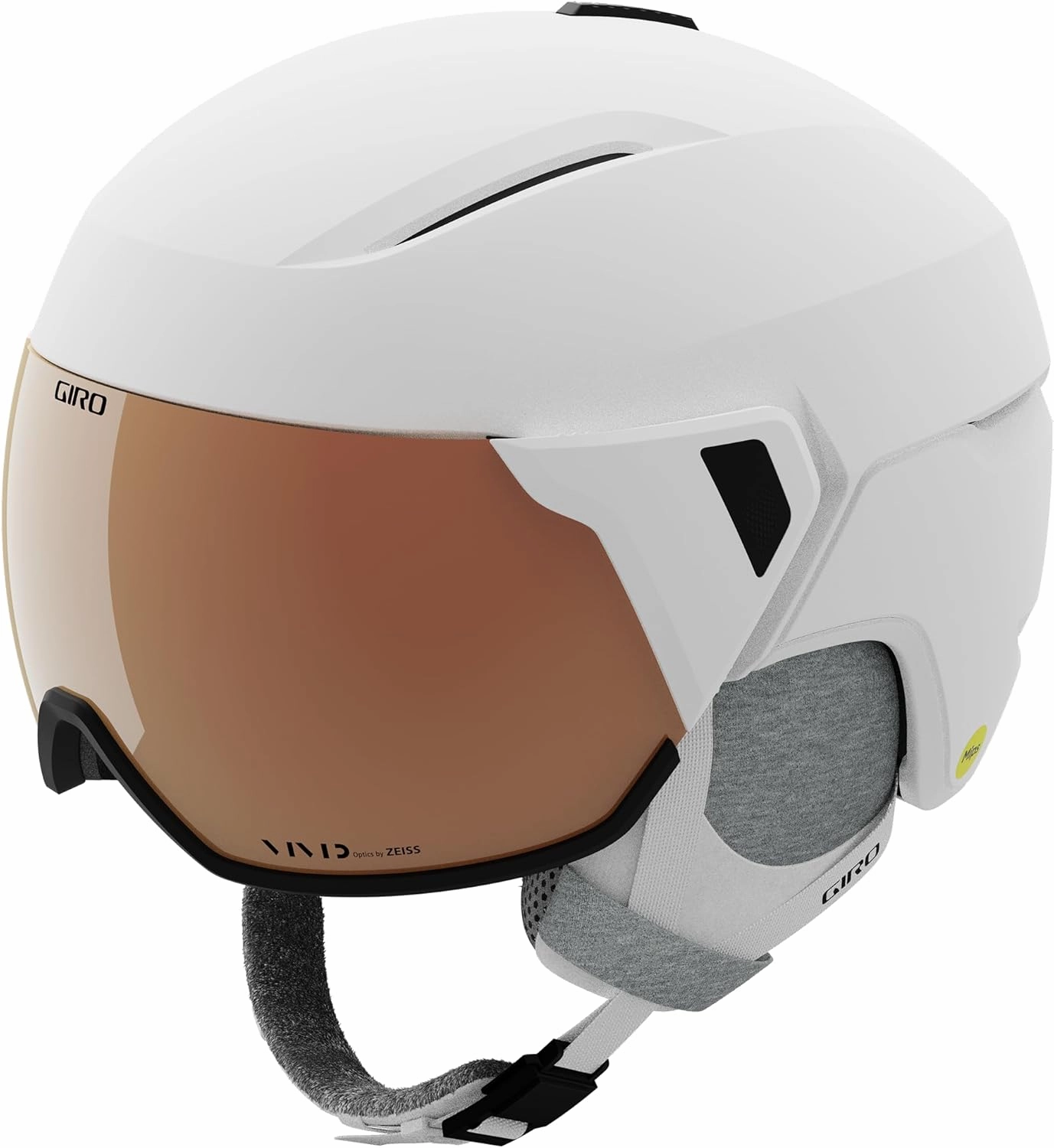Giro Aria Spherical MIPS Ski Helmet - Snowboarding Helmet for Women with Seamlessly Integrated Shield/Visor