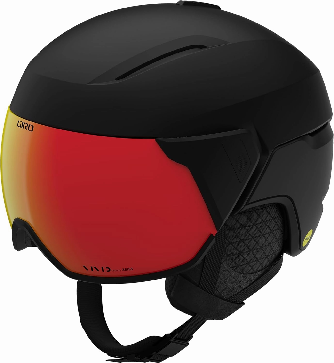 Giro Orbit Spherical Ski Helmet - Snowboard Helmet with Integrated Shield/Visor for Men & Women