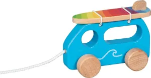 goki 54858 - Pull Vehicle Surfer Van - Modern Design - Removable Surfboard
