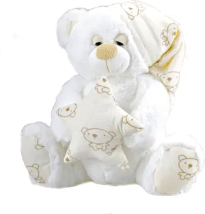 Good Night Plush Teddy Bear Star Stuffed Animal 10 inches