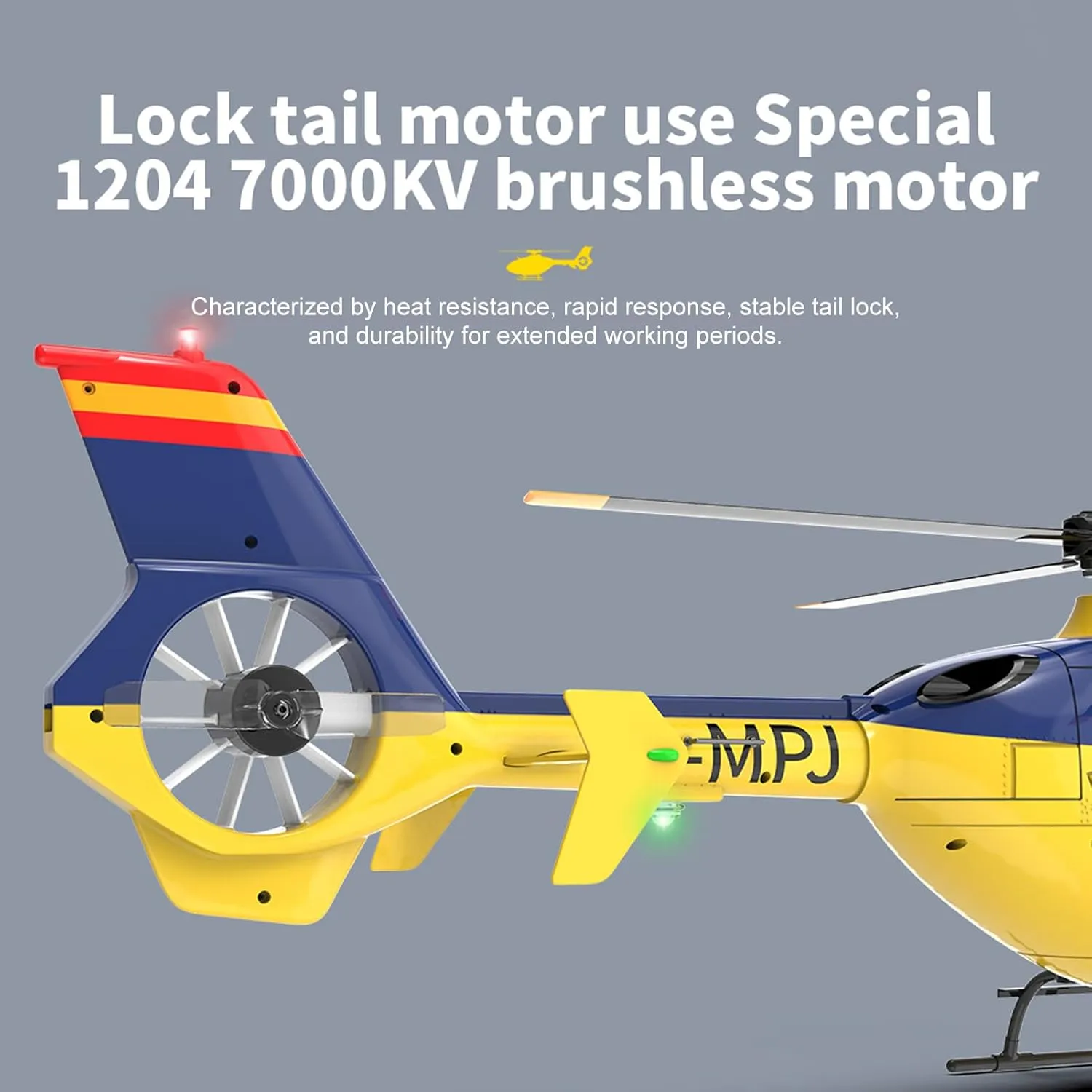 GoolRC Remote Control Helicopter, 1:36 Scale 6 Channel RC Helicopter with Gyro Stabilizer, Brushless Motors, Altitude Hold, Optical Flow Positioning, LED Lights and Battery for Adults (Yellow)